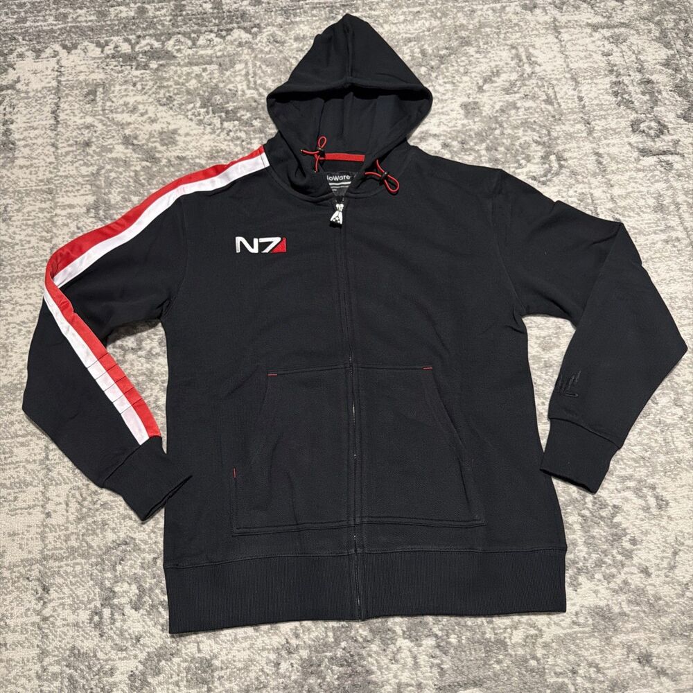 BioWare Gear MASS EFFECT N7 SPECTRE ELITE ZIP UP HOODIE S NEW